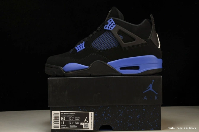 Rep Husky Royal Retro Game 4 Black Jordan CT8527-018 0702